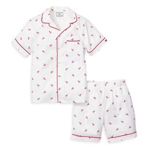New! Kids Petite Plume Brixham Lobster Pajama Shorts Set Size 4